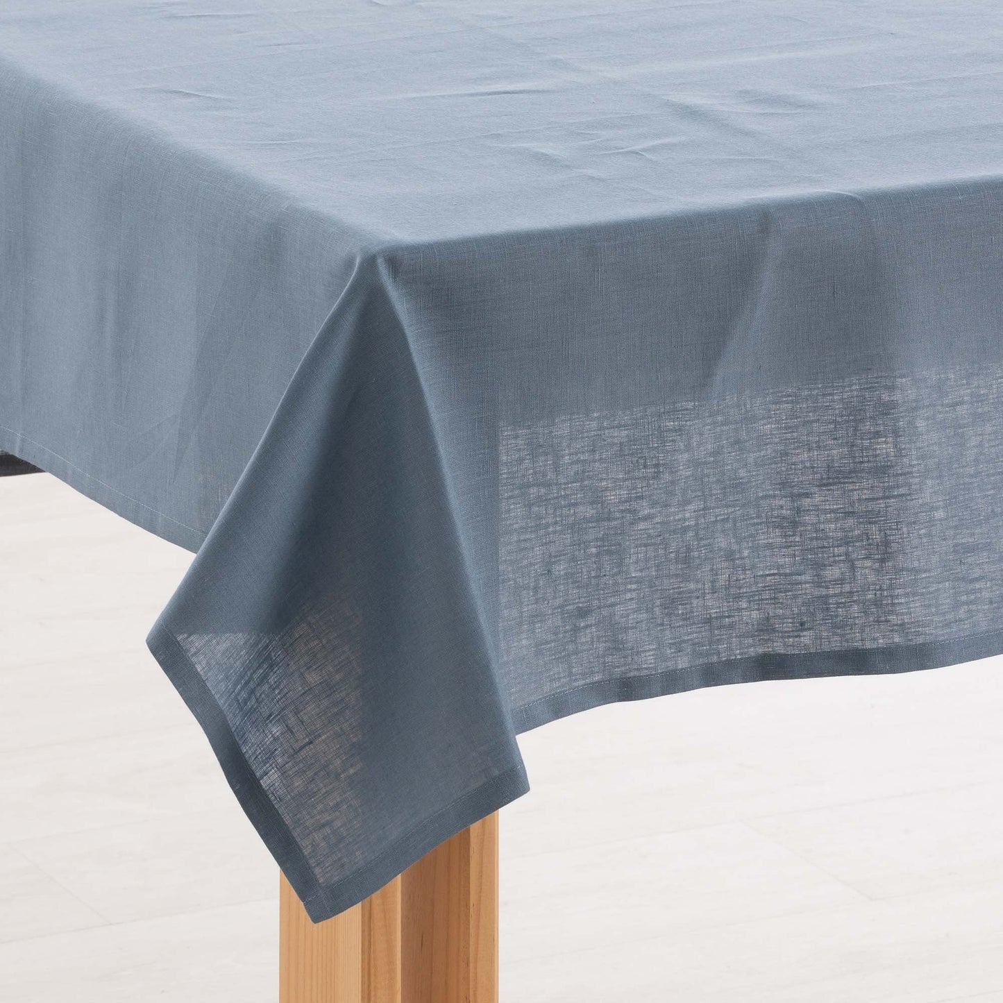 Mantel hidrofugo antimanchas Lino 100% Denim Blue