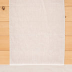 100% linen table runner Light Grey 45x140 cm