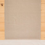 100% linen table runner Taupe 45x140 cm
