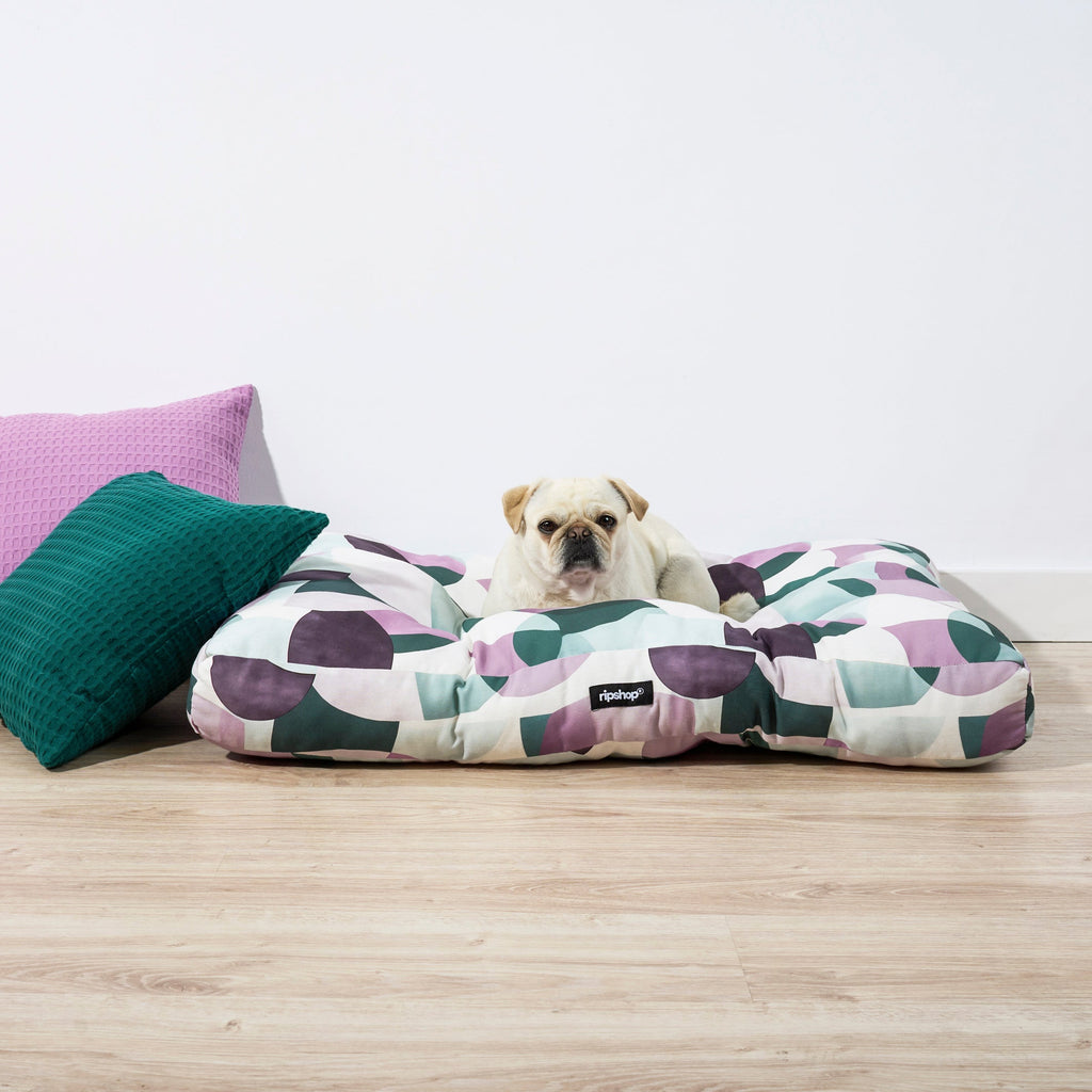 Protector antimanchas para cama de mascotas York Lila Red