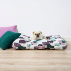 Protector antimanchas para cama de mascotas York Lila Red