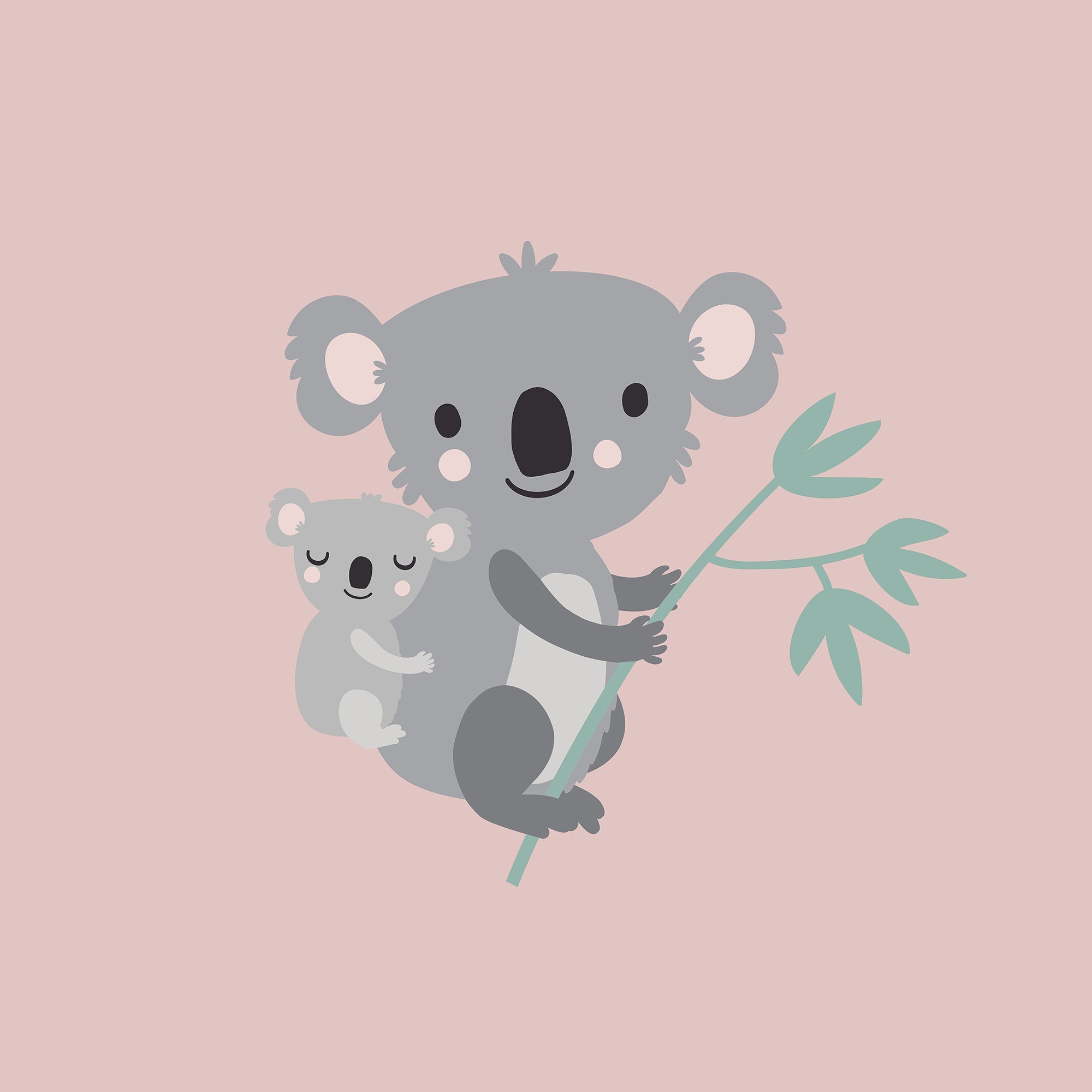 Housse de couette 100% coton Kuno Rose