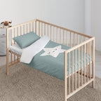 Housse de couette berceau Nadir Bleu