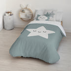 Housse de couette 100% coton Nadir Bleu