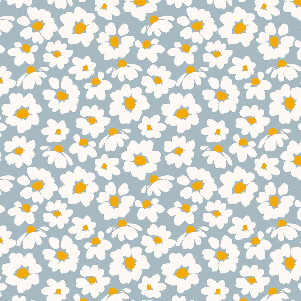 Housse de couette 100% coton Xalo Bleu Petit