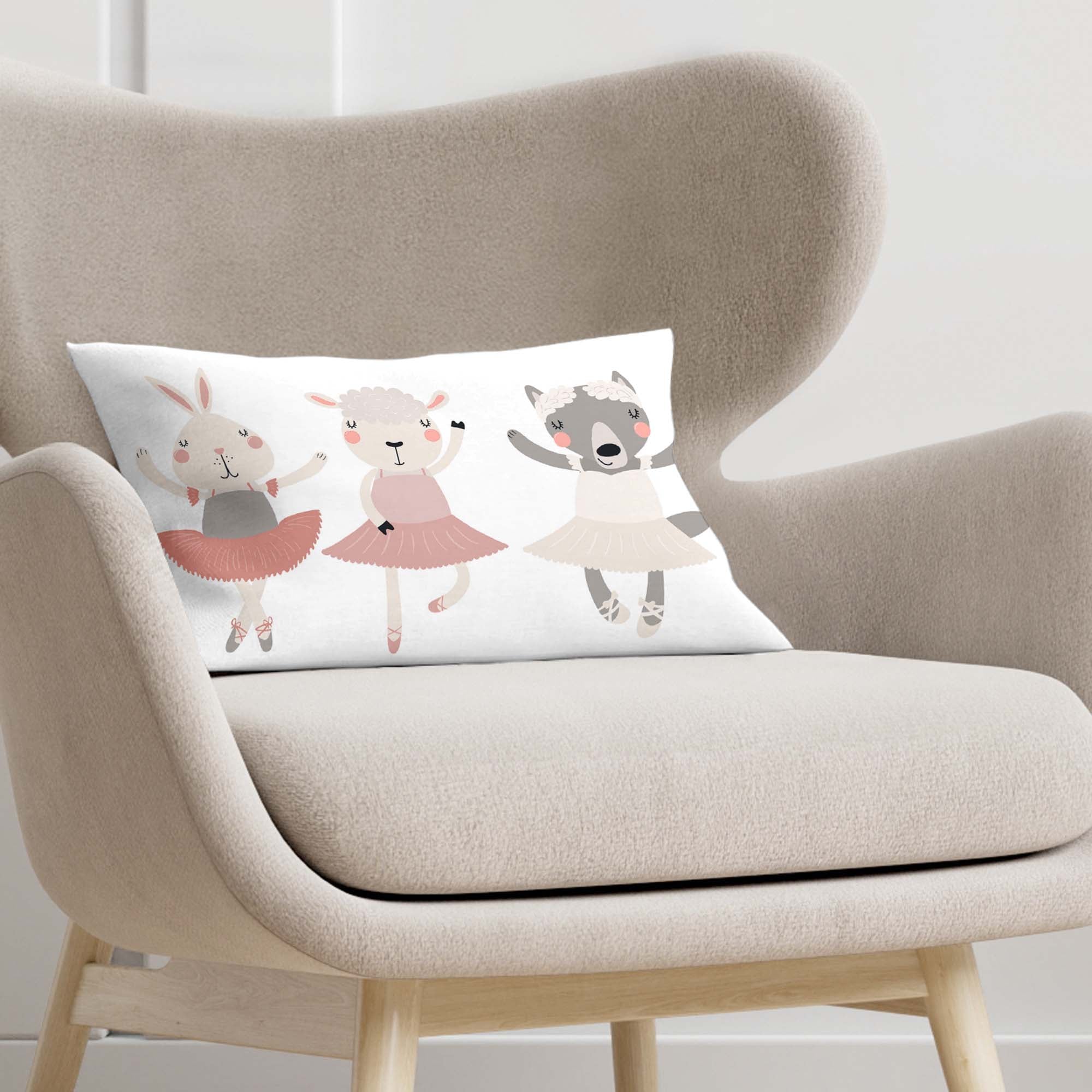 Housse de coussin 100% coton Lavi C 30x50 cm