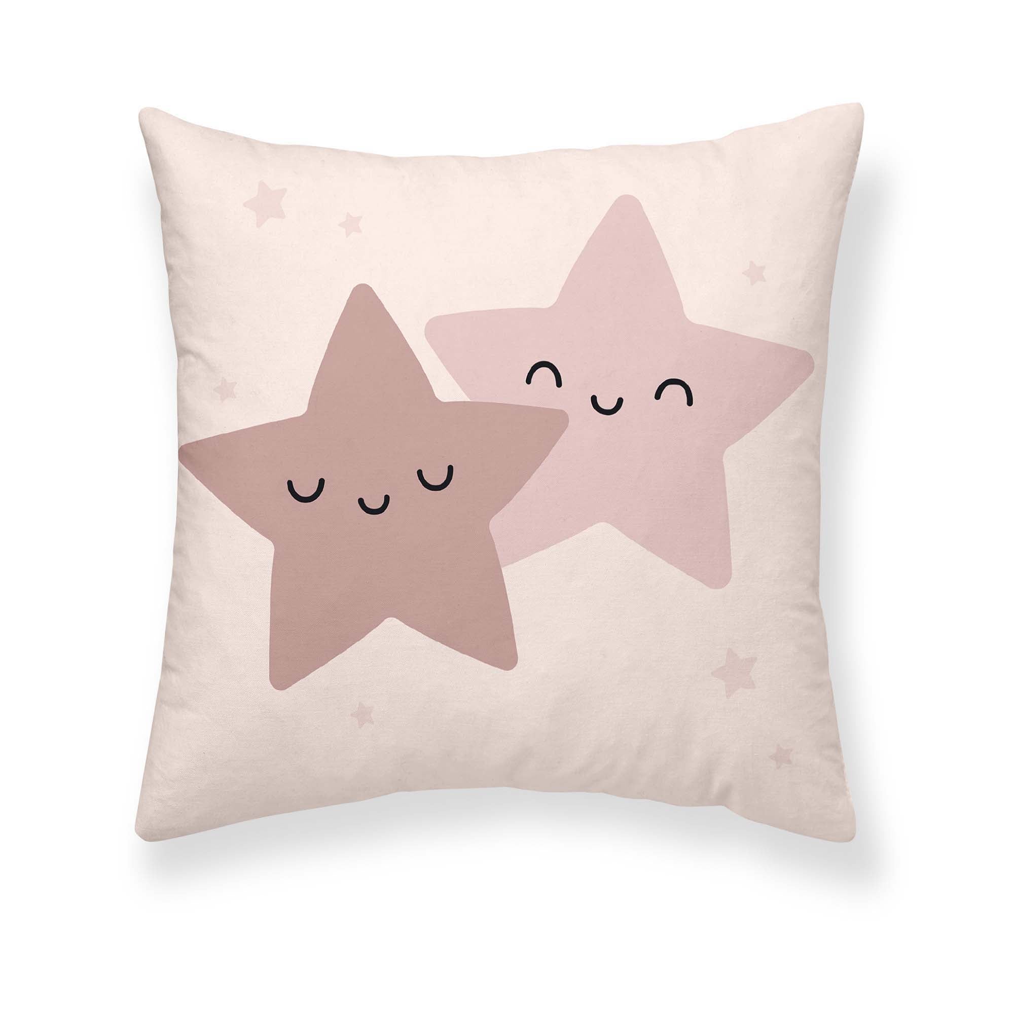 Housse de coussin 100% coton Nadir A Rose 50x50 cm