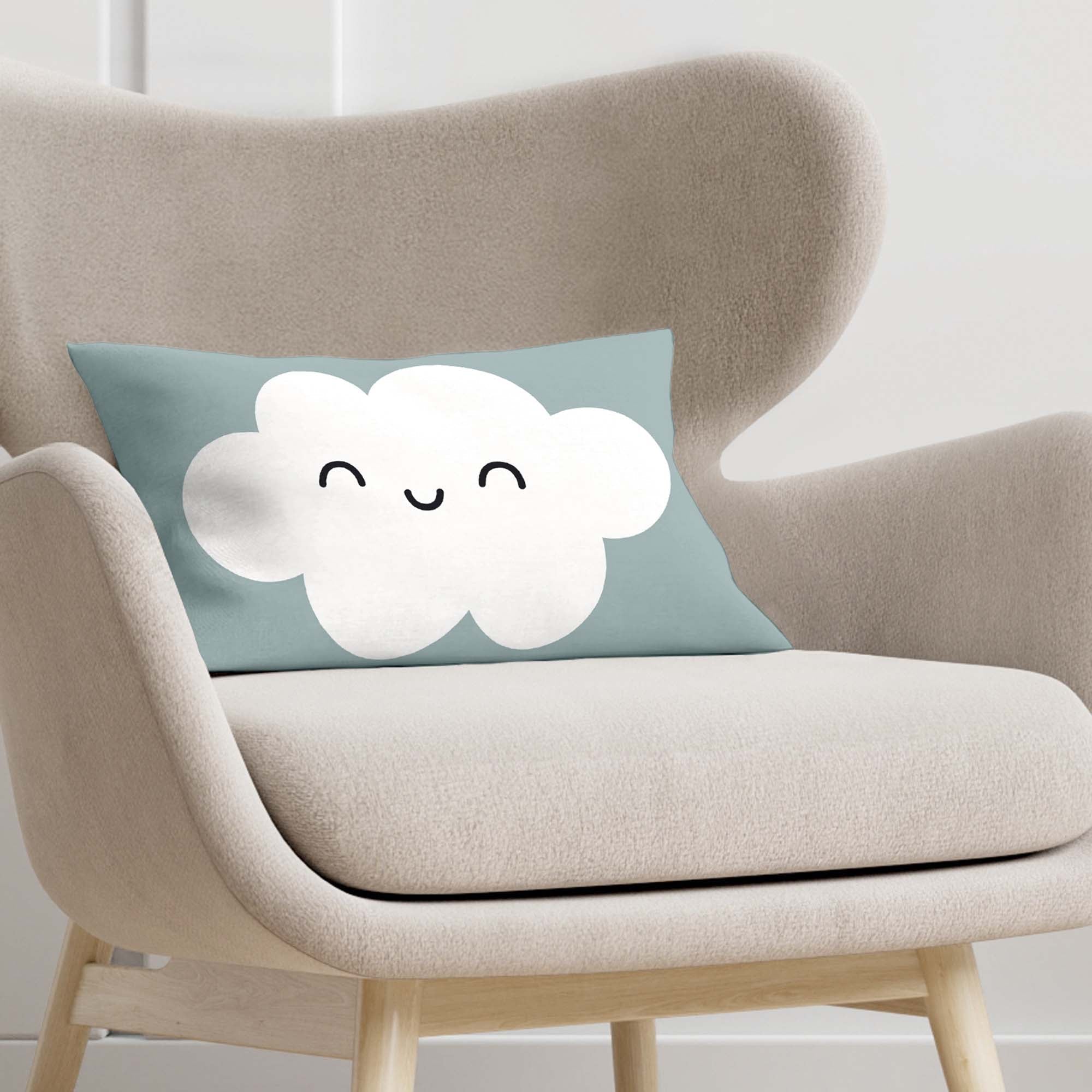 100% cotton cushion cover Nadir Blue C 30x50 cm