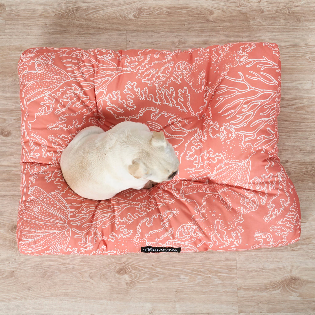 Cama para mascotas gruesa y acolchada antimanchas Estarit Coral