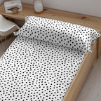 Drap housse Kibo Noir 100% coton