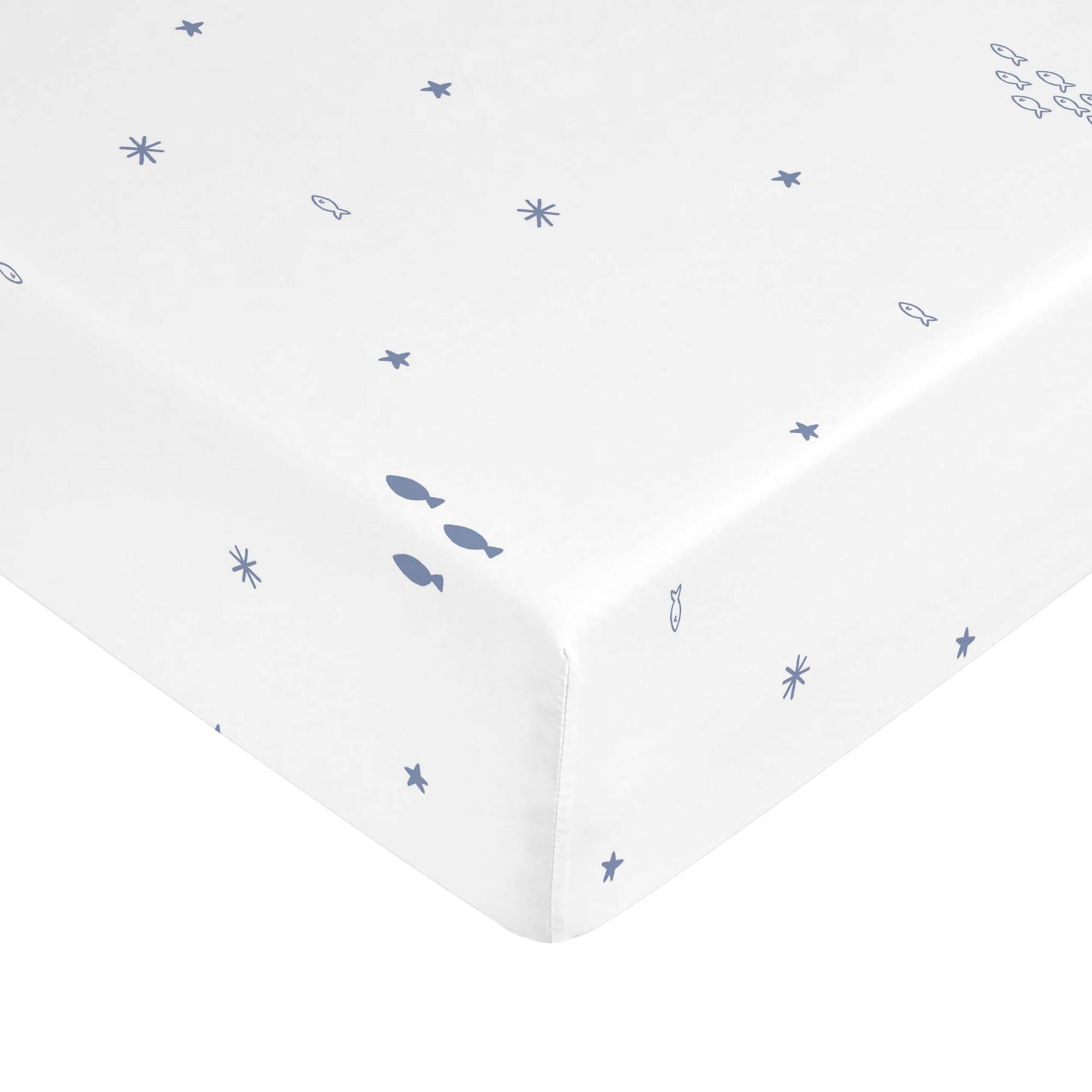 Tabor fitted sheet 100% cotton