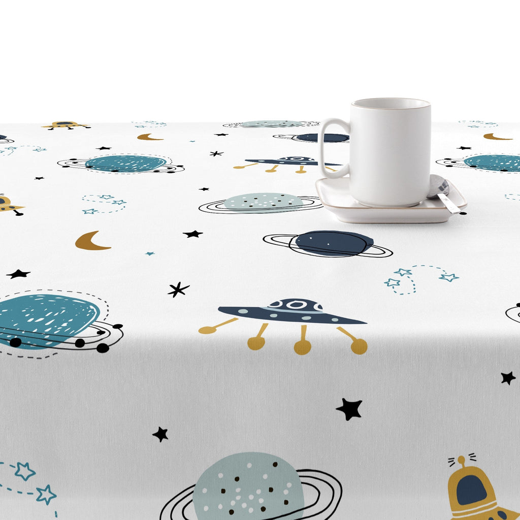 Dayton 100% cotton stain resistant tablecloth