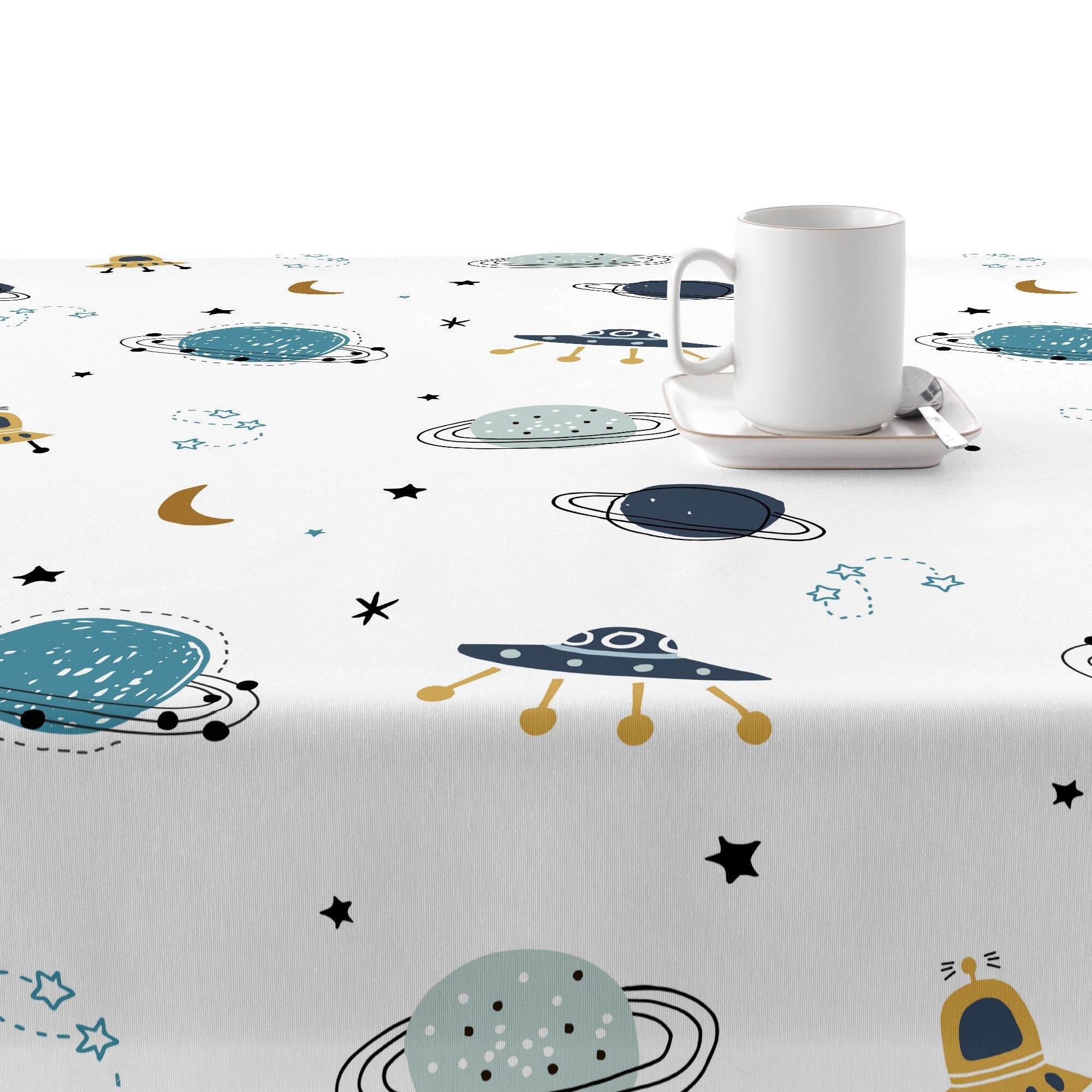 Dayton 100% cotton stain resistant tablecloth