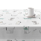 Huali 100% cotton stain resistant tablecloth