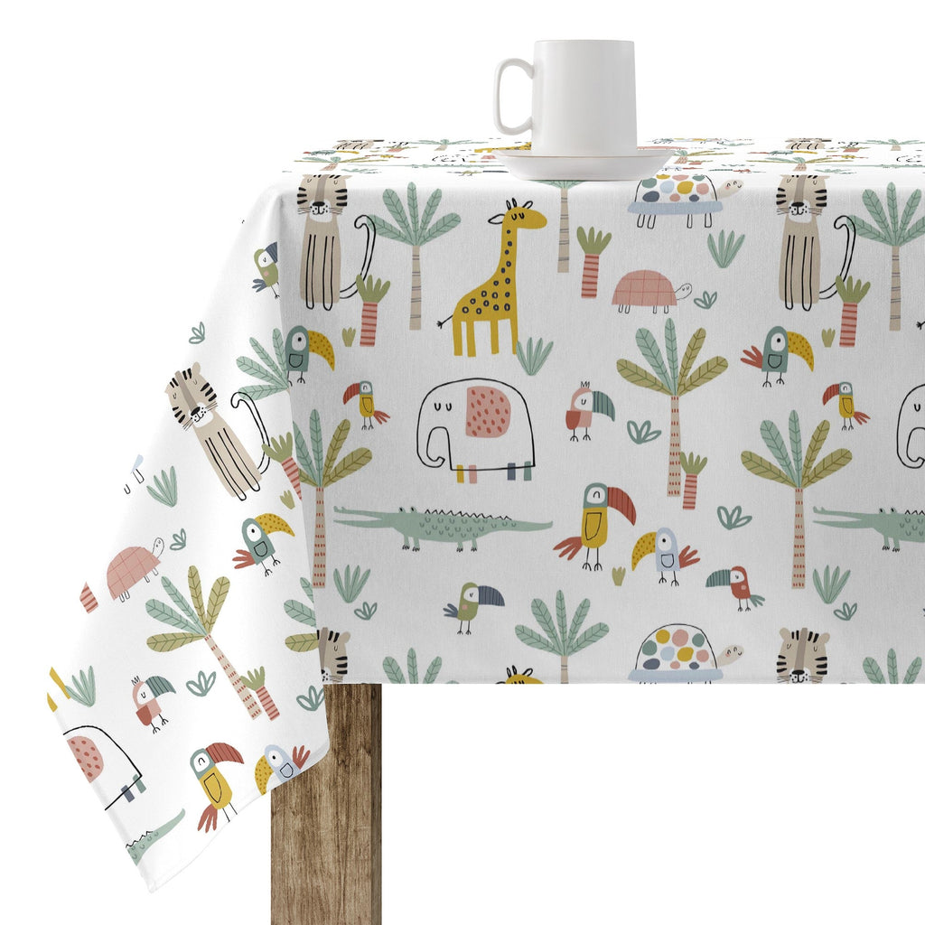 100% cotton stain resistant tablecloth Jeddah