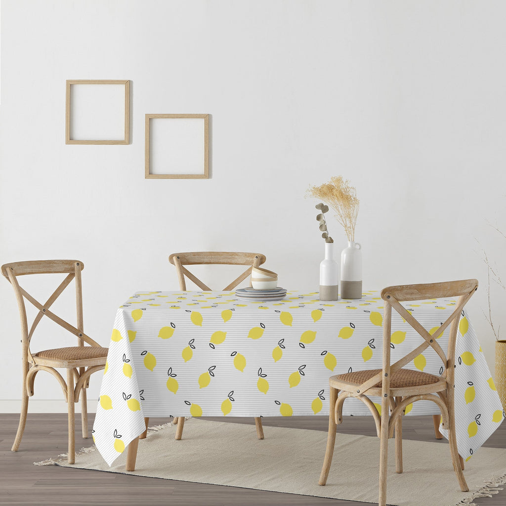 Stain-resistant tablecloth 100% cotton Said