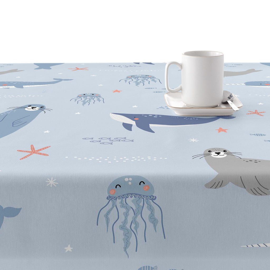 Tabor 100% cotton stain resistant tablecloth