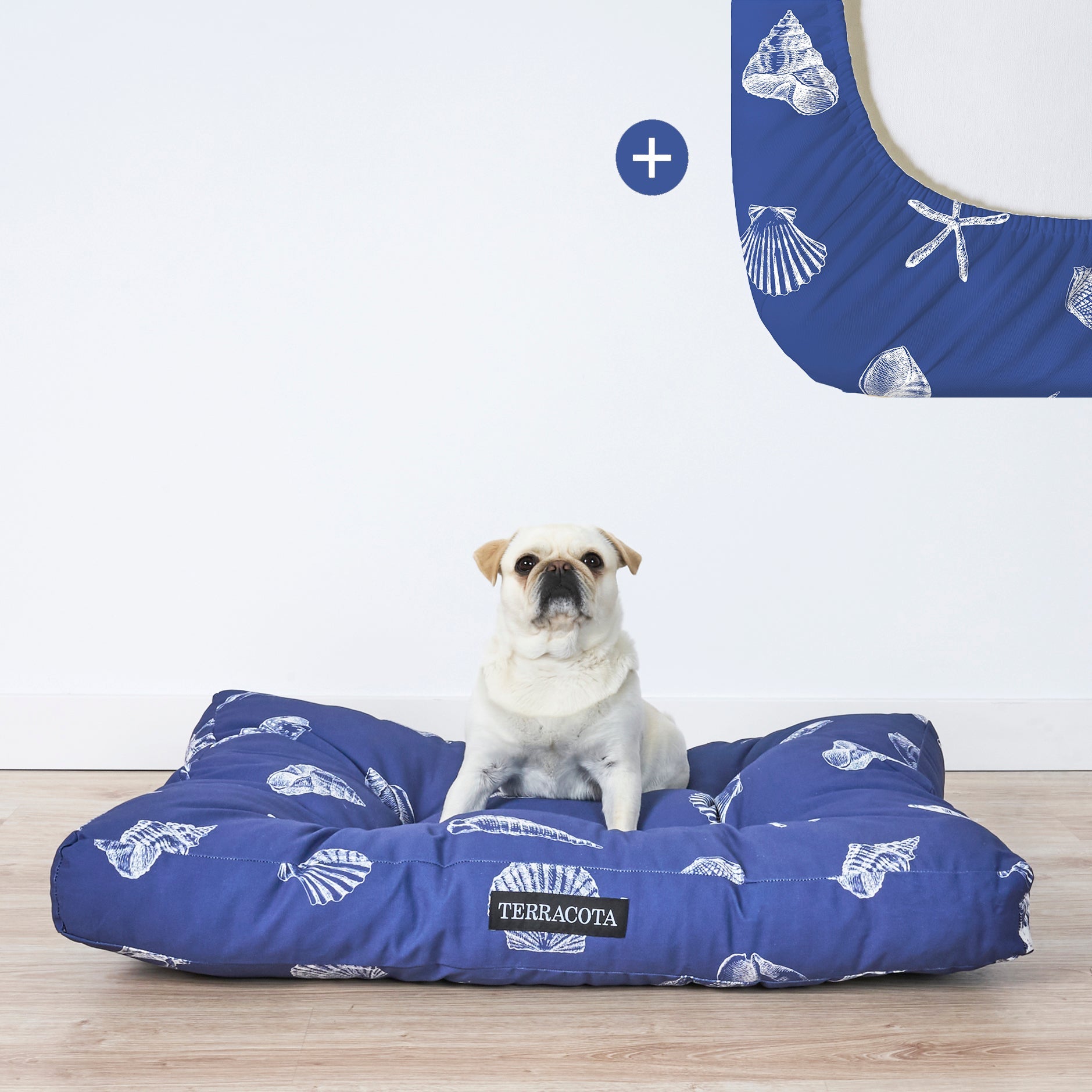 Pack cama para mascota + Protector antimanchas DENIA