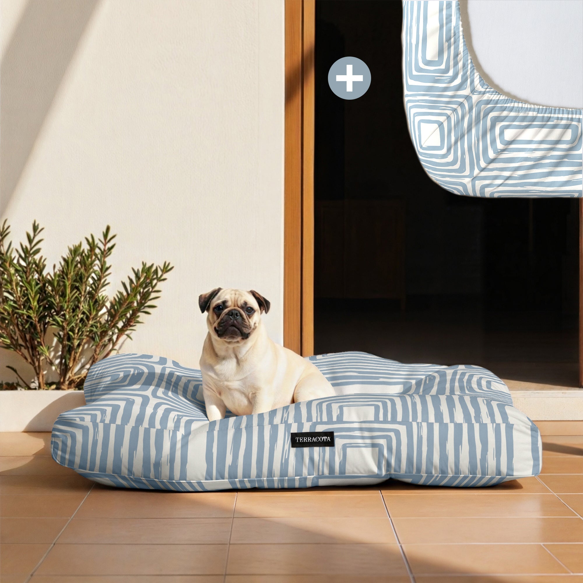 Pack cama para mascota + Protector antimanchas PEÑISCOLA B