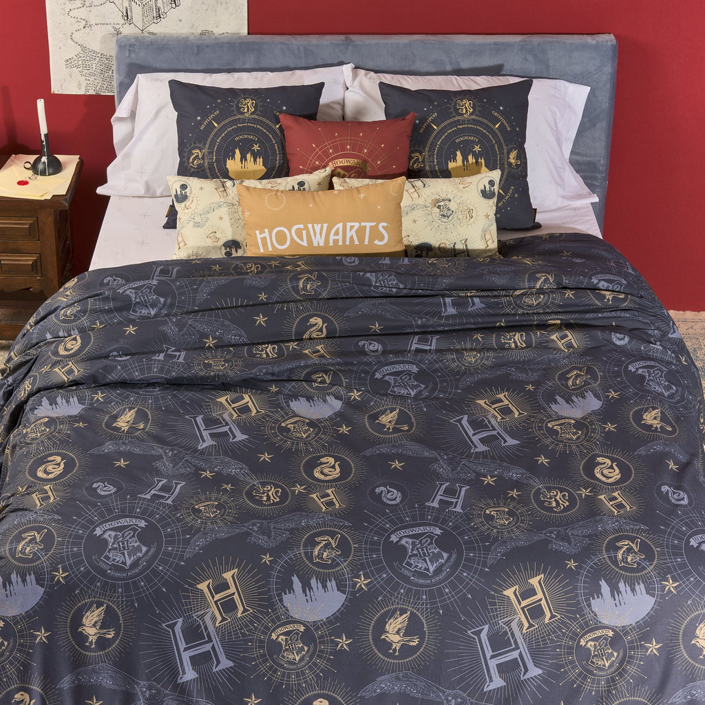 Harry Potter Gold 100% Cotton Duvet Cover