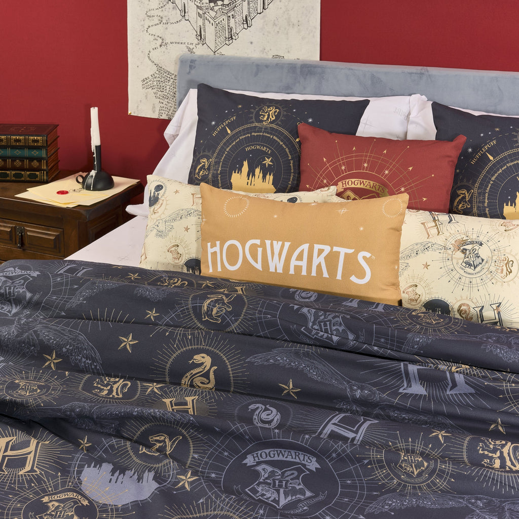 Harry Potter Gold 100% Cotton Duvet Cover