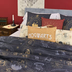 Harry Potter Gold 100% Cotton Duvet Cover