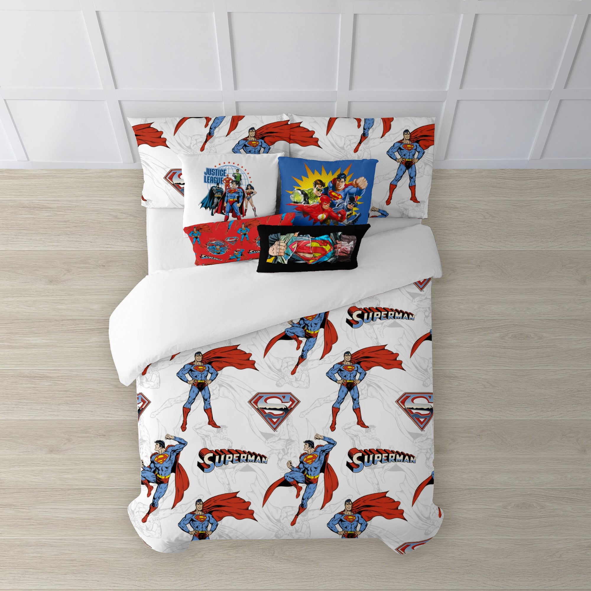100% cotton Man of Steel duvet cover