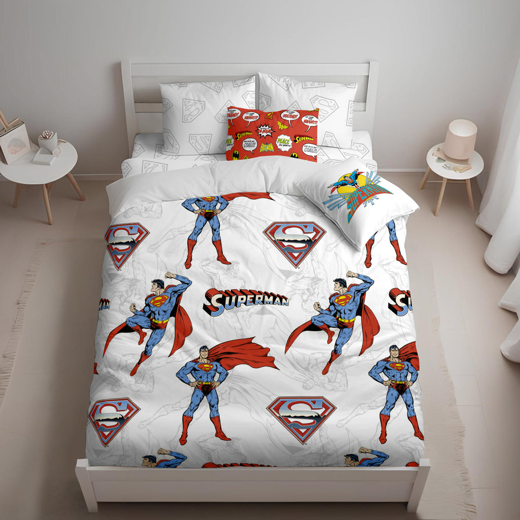 100% cotton Man of Steel duvet cover
