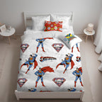 100% cotton Man of Steel duvet cover