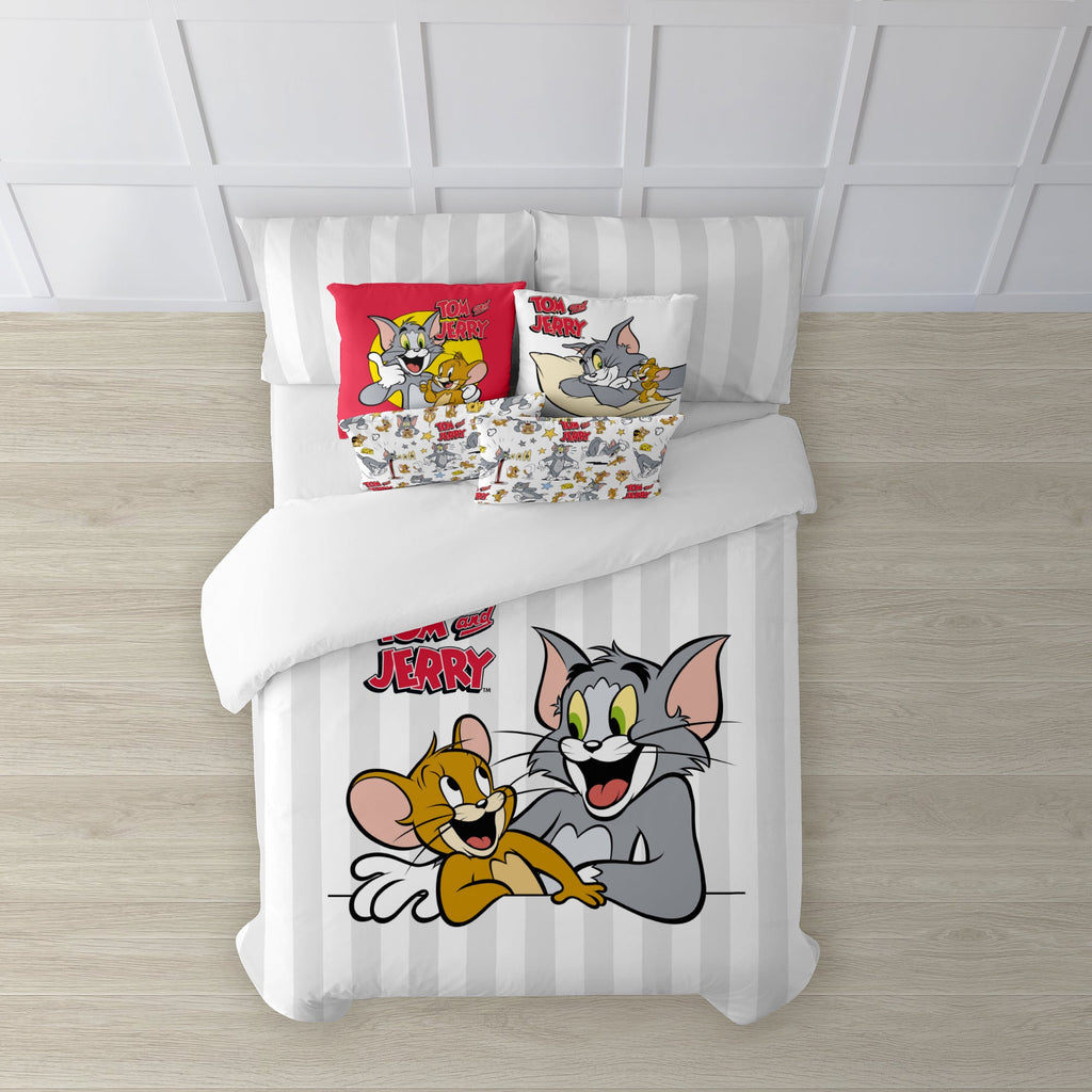 Housse de couette 100% coton Tom &amp; Jerry Basic