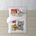 Housse de couette 100% coton Tom &amp; Jerry Basic