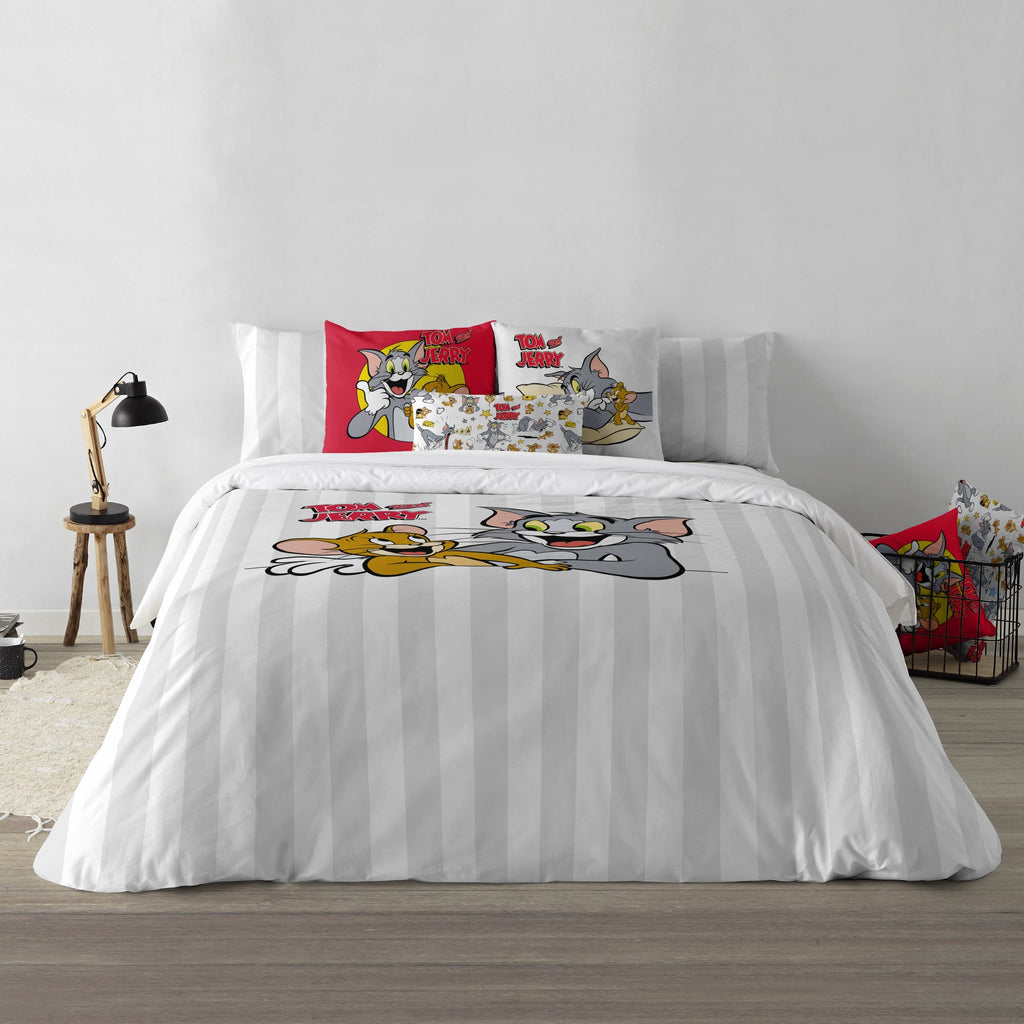Housse de couette 100% coton Tom &amp; Jerry Basic