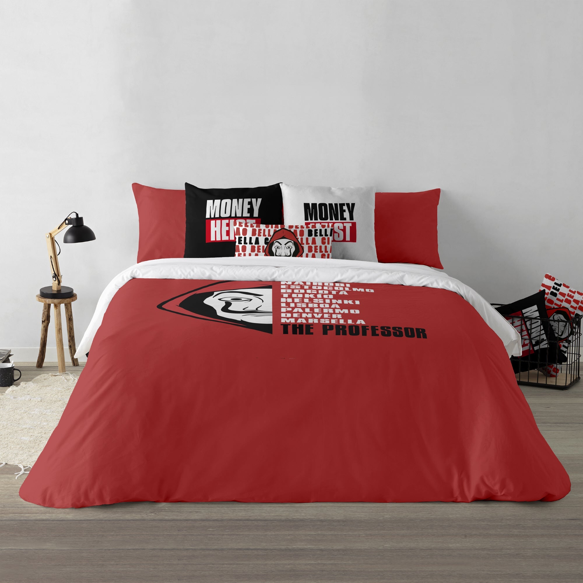 Housse de couette 100% coton Money Heist