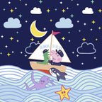 100% cotton duvet cover Sea