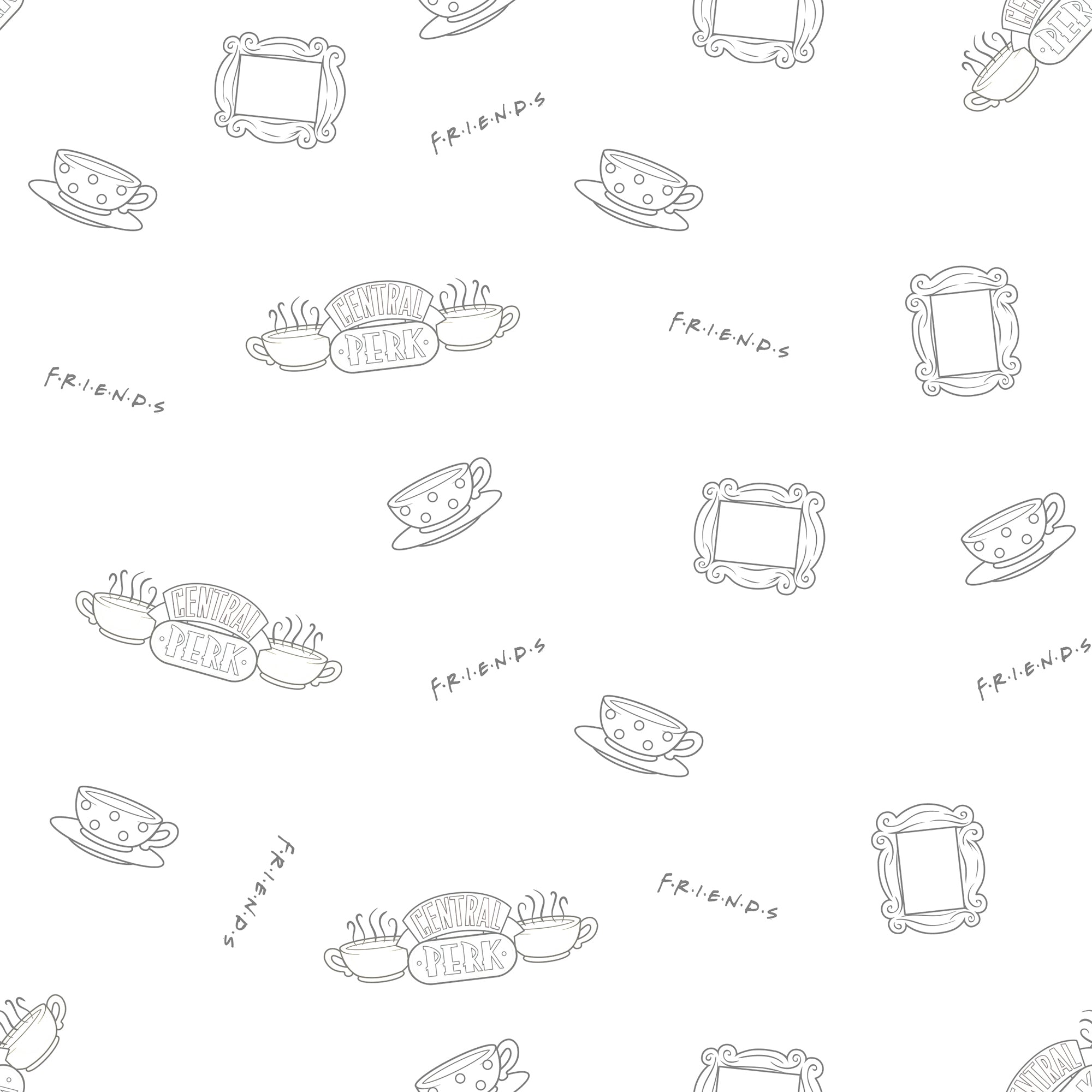 Drap-housse Friends 100% coton