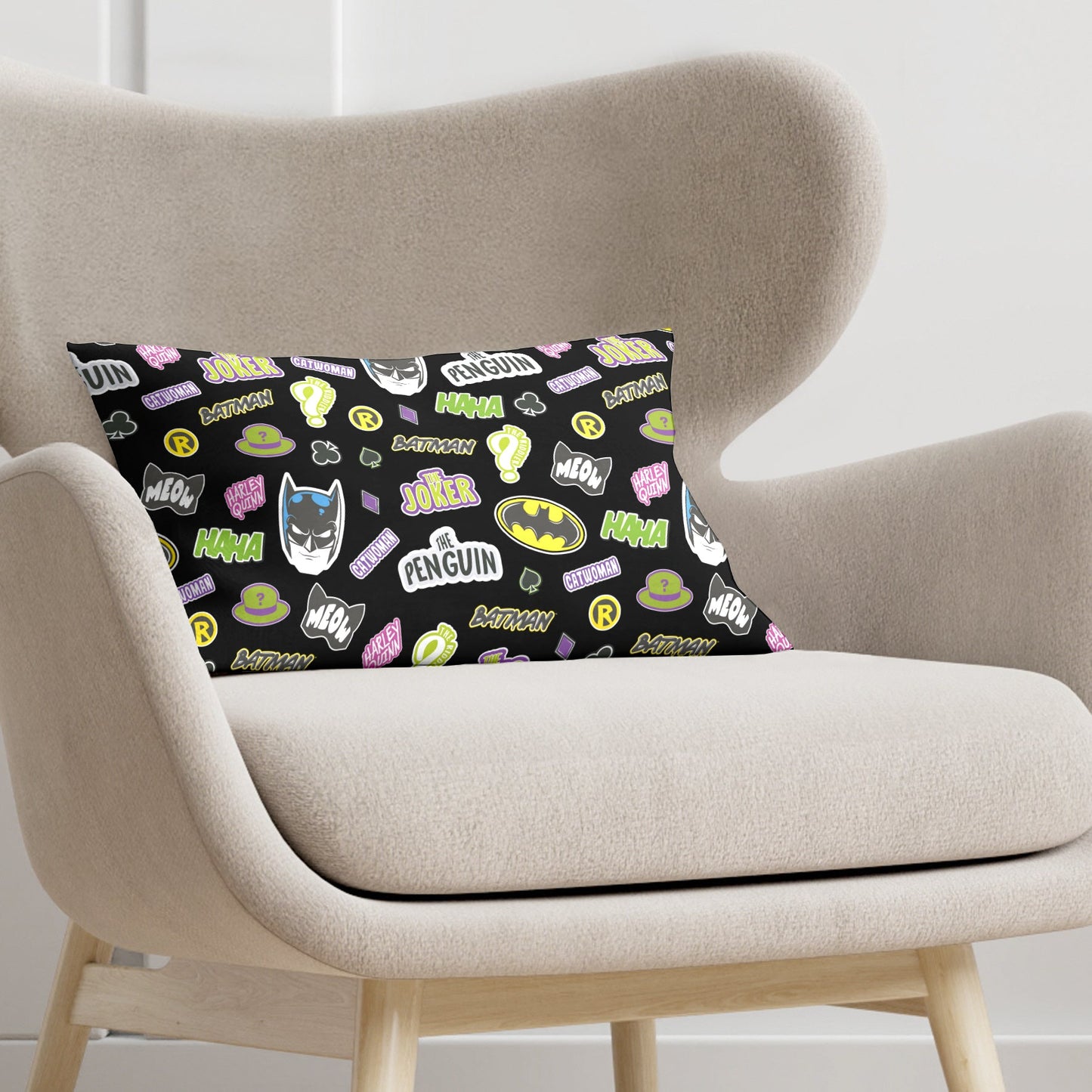 Funda de cojín 100% Algodón 30x50 cm Batman Child C