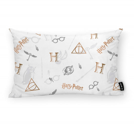 Funda de cojín 100% algodón 30x50cm Deathly Hallows D