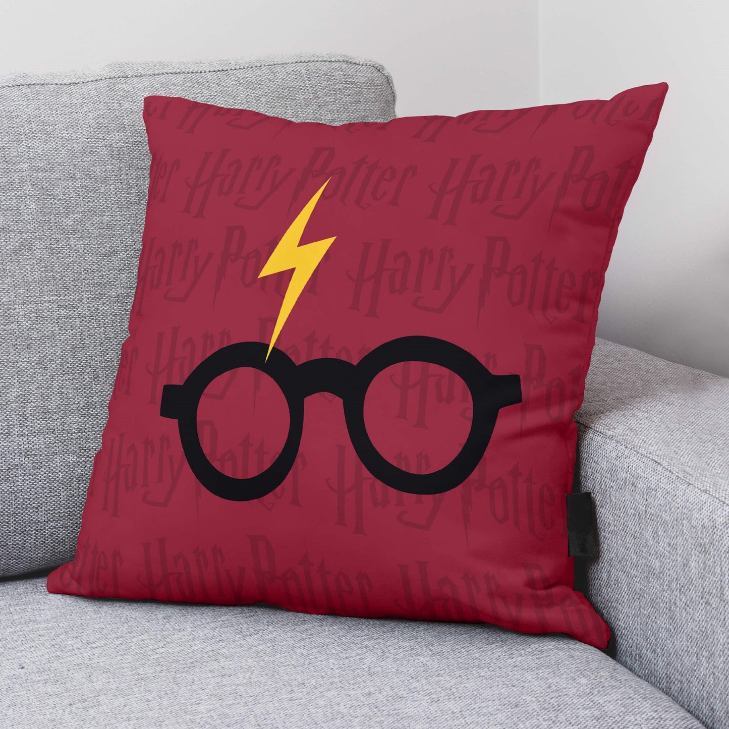 Funda de cojín 100% algodón 45x45cm Harry Potter A