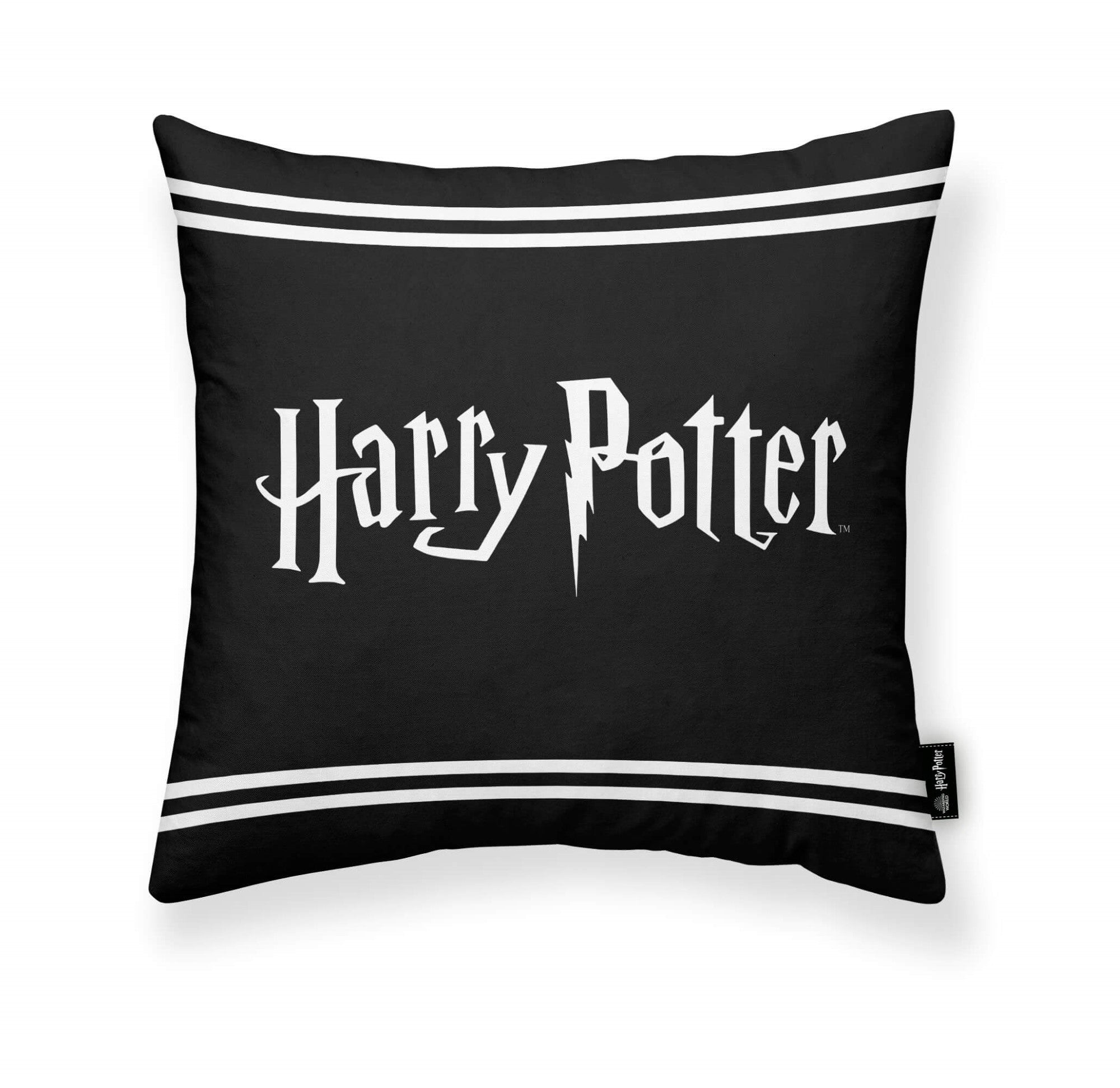 100% cotton cushion cover 45x45cm Harry Potter Black A