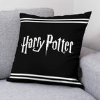 100% cotton cushion cover 45x45cm Harry Potter Black A