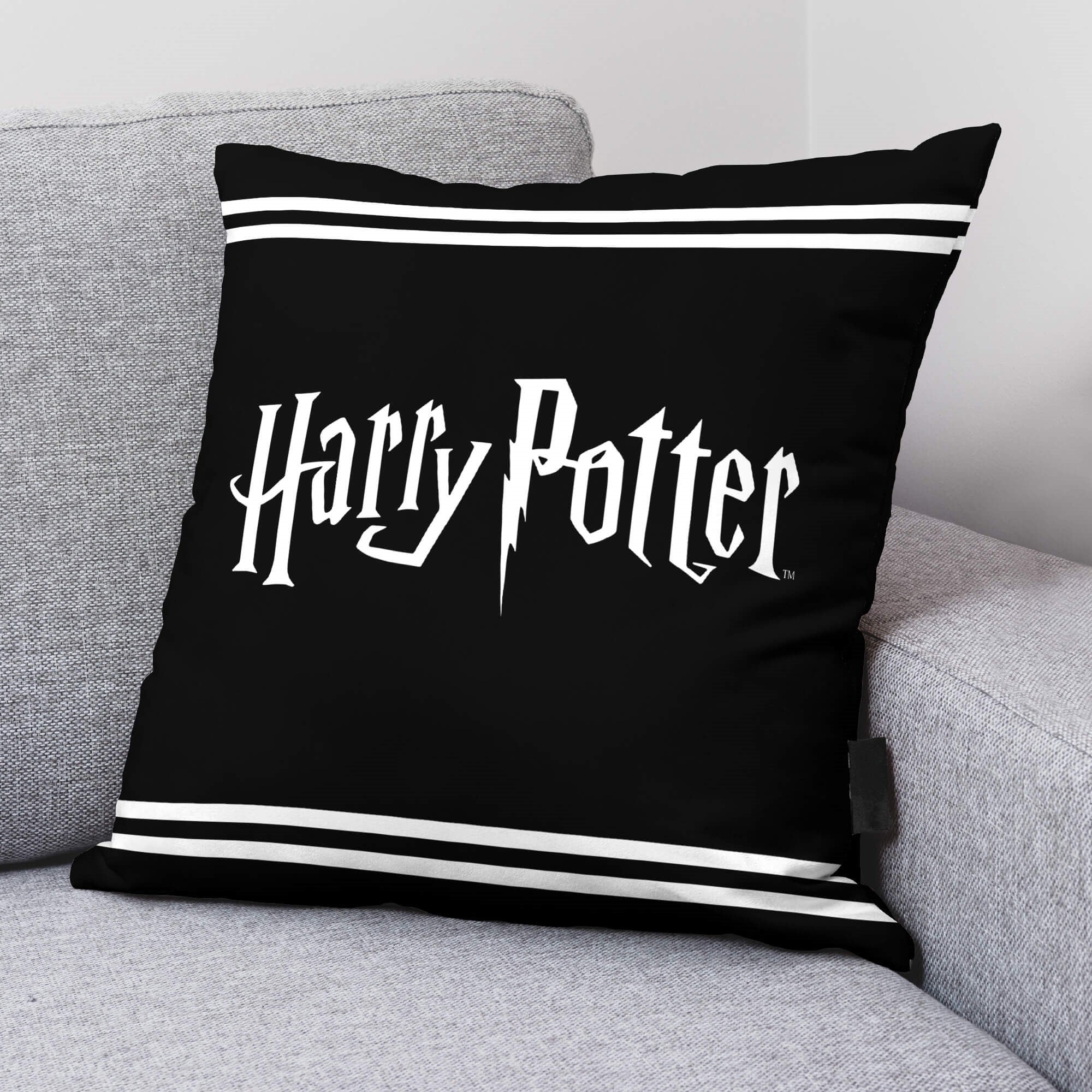 100% cotton cushion cover 45x45cm Harry Potter Black A