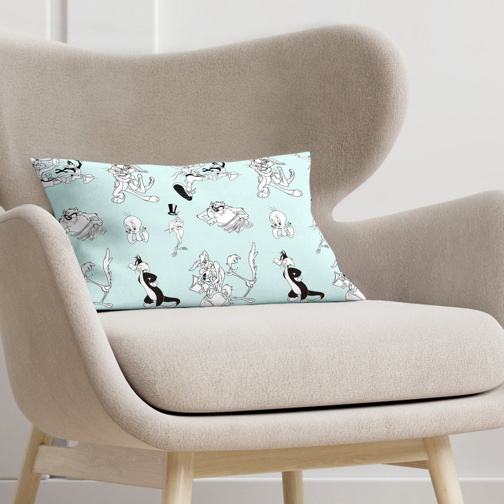 100% Cotton Cushion Cover 30x50 cm Looney Tunes B&amp;W C