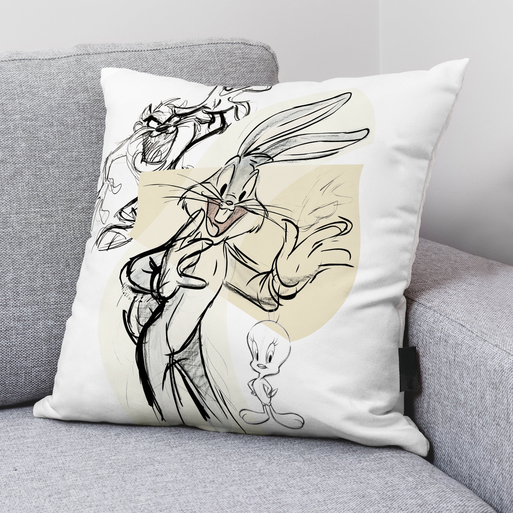 100% Cotton Cushion Cover 45x45 cm Looney Tunes A