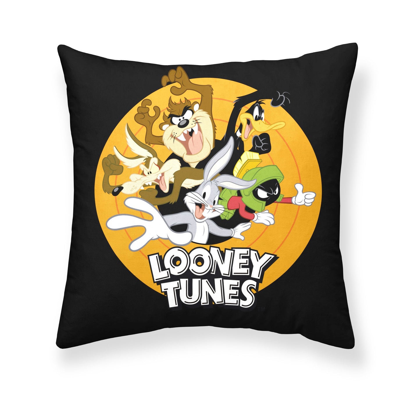Funda de cojín 100% Algodón 45x45 cm Looney Tunes Basic A