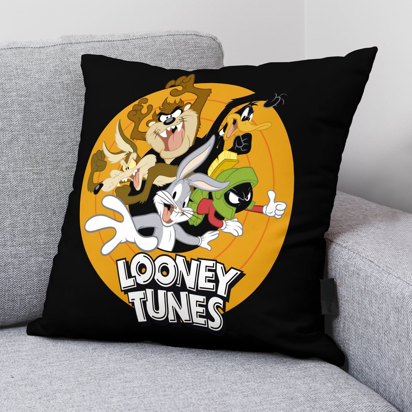 Funda de cojín 100% Algodón 45x45 cm Looney Tunes Basic A