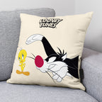 100% Cotton Cushion Cover 45x45 cm Looney Tunes Characters B