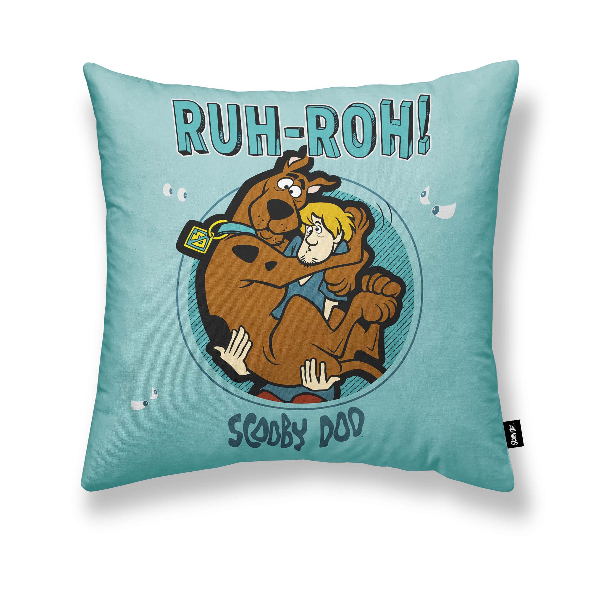 Housse de coussin 100% Coton 45x45 cm Scooby Doo A