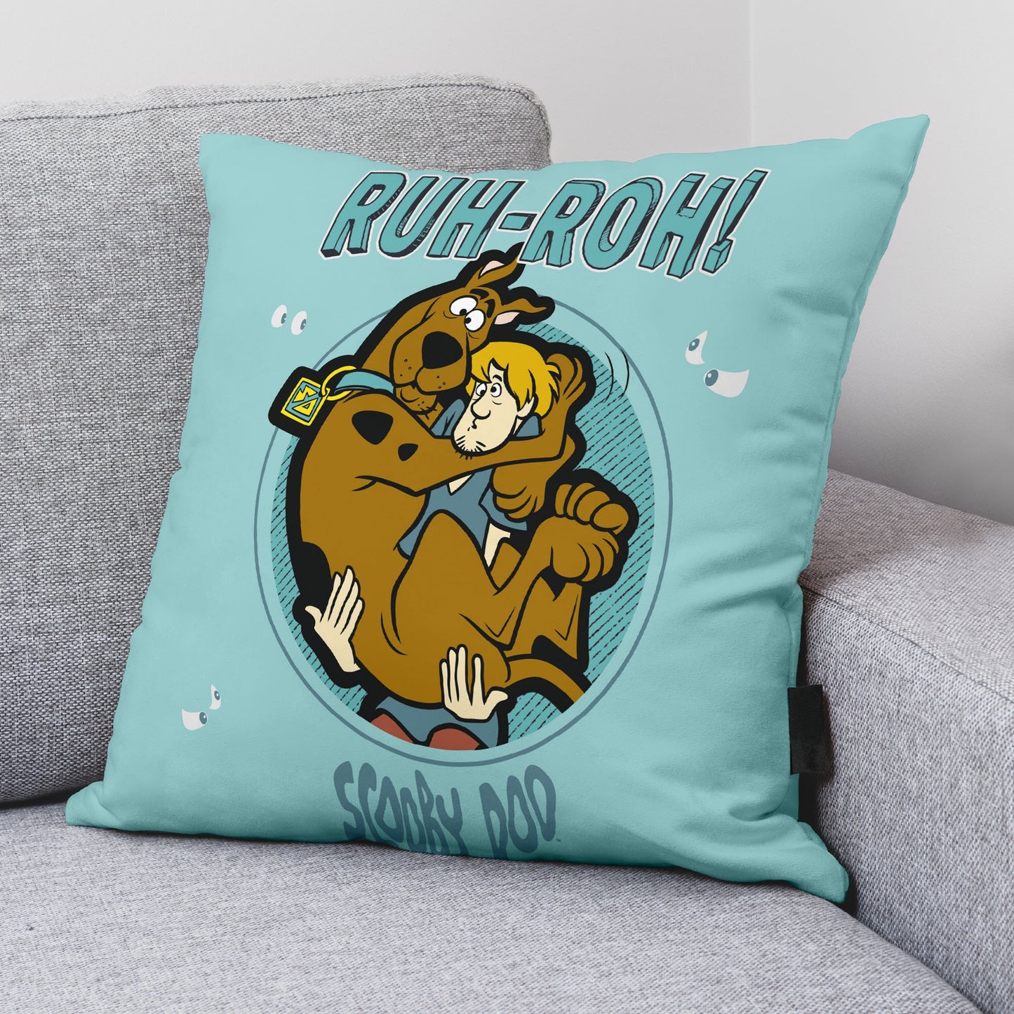 Funda de cojín 100% Algodón 45x45 cm Scooby Doo A