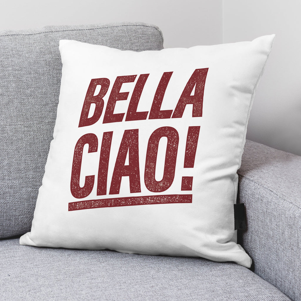 Funda de cojín 100% Algodón 45x45 cm Bella Ciao Basic B