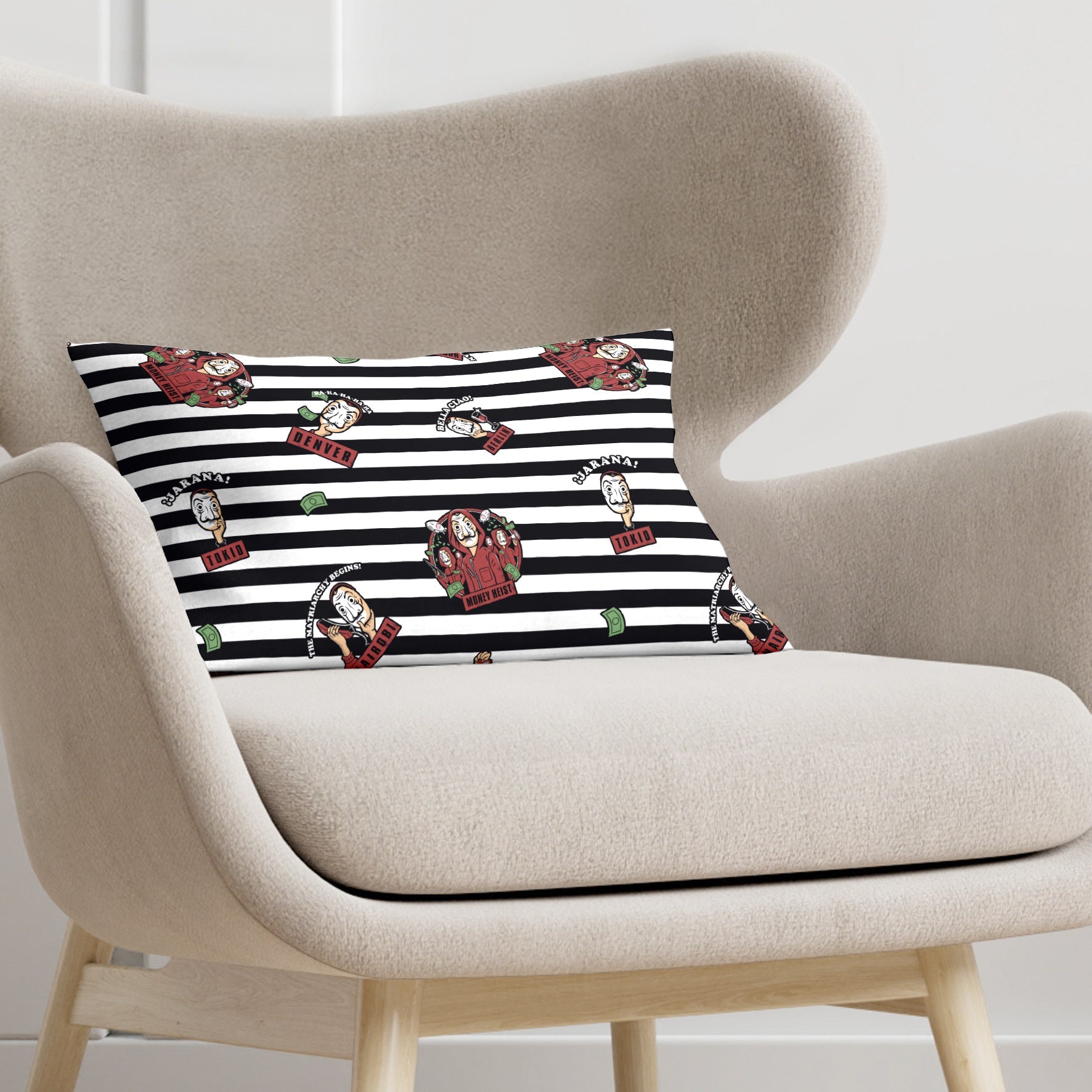 Housse de coussin 100% Coton 30x50 cm Chibi C